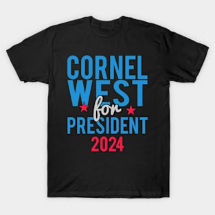 Cornel West For President 2024 T-Shirt